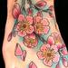 Tattoos - cherry blossom color traditional tattoo Brent Olson Art Junkies Tattoo - 58516